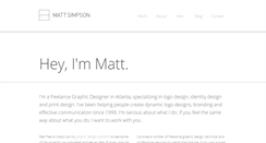 Desktop Screenshot of mattsportfolio.net